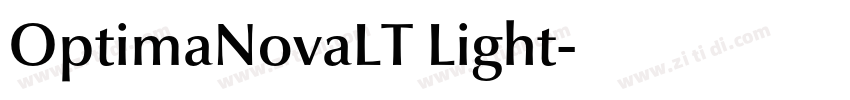 OptimaNovaLT Light字体转换 OptimaNovaLT Light字体转换